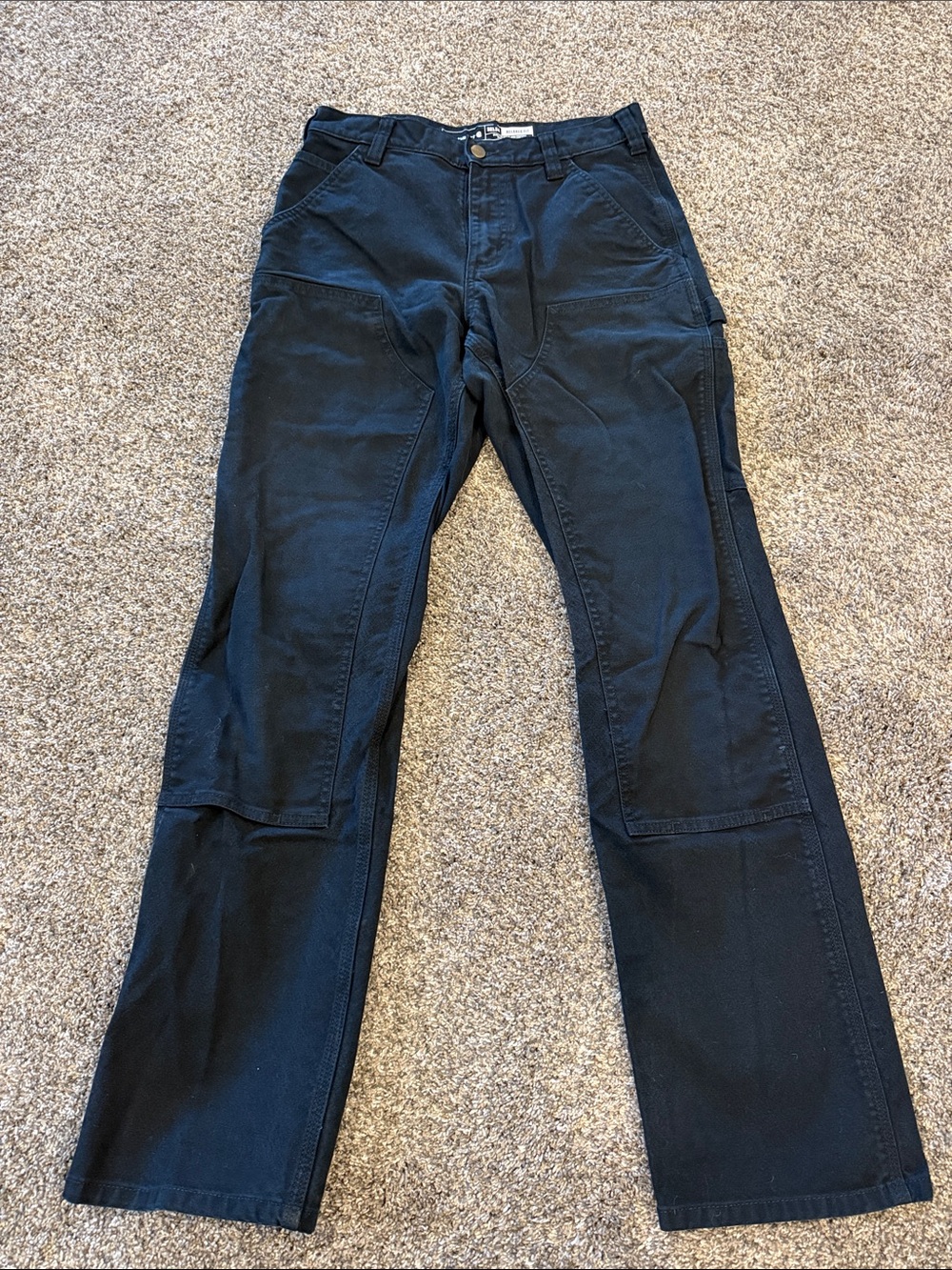Carhartt Men's Black Cargo Work Pants